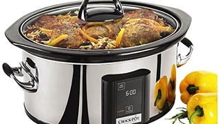 Crock-Pot 6.5-Quart, Programmable Touchscreen Slow Cooker,...