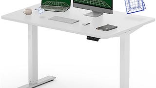 FLEXISPOT EN1 Electric White Stand Up Desk 48 x 30 Inches...