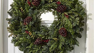 Lively Root 28" Fresh Noble Fir, Juniper, & Cedar Holiday...