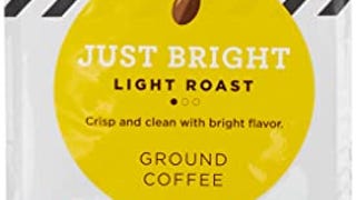 Amazon Fresh Just Bright Ground Coffee, Light Roast, 12...