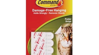 Command Poster Strips, Removable, Holds Up to 1 Lb Per...