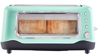 DASH Clear View Toaster - Compact Design with 7 Browning...