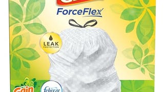 Glad Trash Bags, ForceFlex Tall Kitchen Drawstring Garbage...