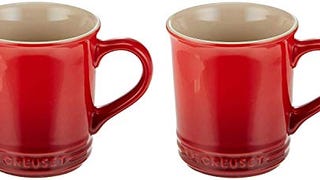 Le Creuset of America Stoneware Set of 2 Mugs, 12-Ounce,...