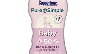Coppertone Pure and Simple Baby Sunscreen Lotion SPF 50,...