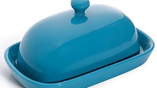 Sweese 306.107 Porcelain Cute Butter Dish with Lid, Perfect...