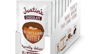 Justin's Chocolate Hazelnut & Almond Butter Squeeze Pack,...