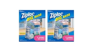 Ziploc Jumbo Big Bags with Double Zipper, 3 CT (Pack of...