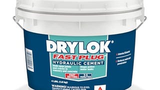 UGL DRYLOK Fast Plug Hydraulic Cement, 4 lb – Stops Water...