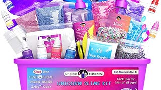 Original Stationery Unicorn Slime Kit, Slime Kit for Girls...
