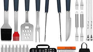 EUHOME Grill Accessories BBQ Tools - 31 PCS Grill Set Heavy...