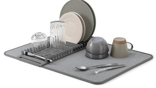 Umbra Udry Dish Rack and Microfiber Drying Mat – Space-...