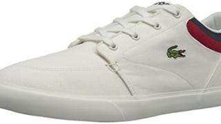 Lacoste Mens Bayliss Sneaker, White, 9