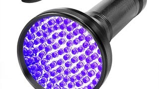 TICOZE UV Flashlight Black Light, 100 LED Blacklight for...