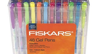 Fiskars 12-27457097J Gel Pen 48-Piece-Set,Assorted