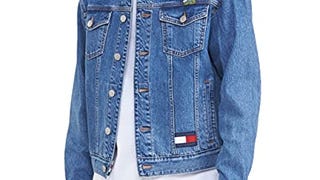 Tommy Hilfiger mens Tj X Space Jam Med Wash Trucker Jacket,...