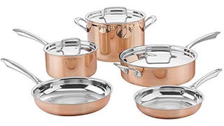 Cuisinart Tri-Ply Copper Cookware Set (8-Piece)