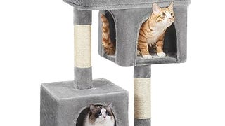 Feandrea Cat Tree, 33.1-Inch Cat Tower, L, Cat Condo for...