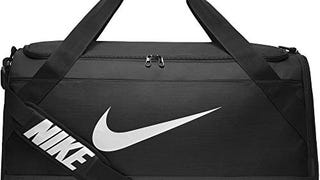 NIKE Brasilia Training Duffel Bag, Black/Black/White,...