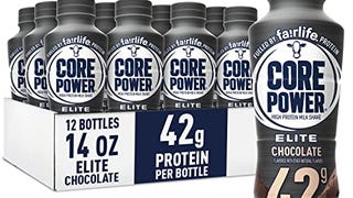 Core Power Elite High Protein Shake, Chocolate, 42g Bottle,...