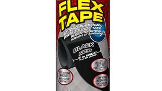 Flex Tape, 8 in x 5 ft, Black, Original Thick Flexible...