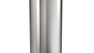 simplehuman Round Step Trash Can, Stainless Steel, Plastic...