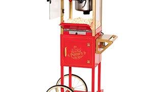 Nostalgia Popcorn Maker Machine - Professional Cart With...