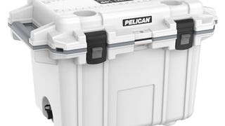 Pelican Elite 50 Quart Cooler (White/Grey)