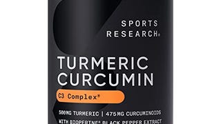 Sports Research Turmeric Curcumin C3 Complex - Softgels...
