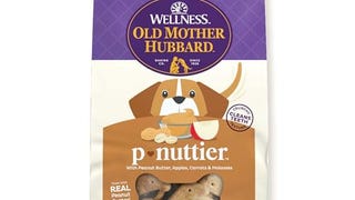 Wellness Old Mother Hubbard P-Nuttier Dog Biscuits, Natural,...