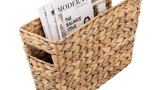 15x5 Woven Storage Basket with Handle - Decorative and...