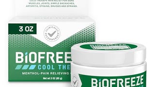 Biofreeze Pain Relief Cream, Knee & Lower Back Pain Relief,...