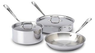 All-Clad 401599 Cookware Set, 5-Piece, Stainless