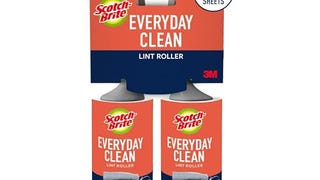 Scotch-Brite Lint Roller, Works Great On Pet Hair, 2 Rollers,...