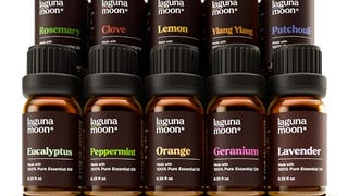 Lagunamoon 10-Pack Organic Essential Oils Set, 10mL, Top...