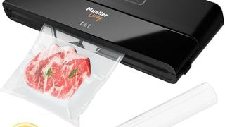 MuellerLiving Vacuum Sealer Machine, Compact Vacuum Sealer...