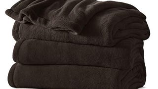 Sunbeam Royal Luxe Walnut Heated Personal Throw / Blanket,...