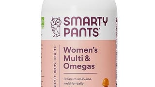 SmartyPants Women's Multivitamin Gummies: Omega 3 Fish...