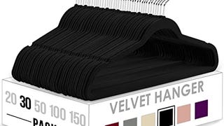 Utopia Home Velvet Hangers 30 Pack - Non-Slip Clothes Hangers...