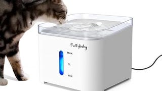 furrybaby Cat Water Fountain Quiet,67oz/2.0L Water Fountains...