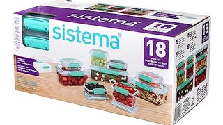 Sistema 18-Piece Food Storage Containers with Lids for...