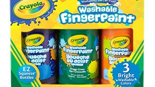 Crayola Washable Fingerpaint (Secondary), 3 Count/8-Ounce...