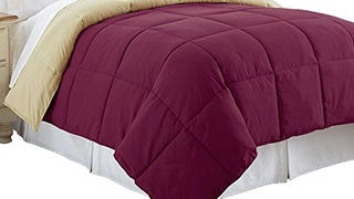 Modern Threads Down Alternative Microfiber Quilted Reversible...