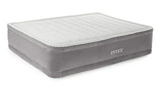 Intex Queen Comfort Plush Elevated Mattress Air Bed with...