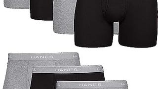 Hanes Men's Cool Dri Tagless Boxer Briefs With Comfort...