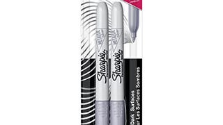 Sharpie Metallic Permanent Markers, Fine Point, Silver,...