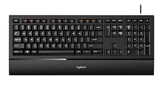 Logitech Illuminated Ultrathin Keyboard K740 with Laser-...