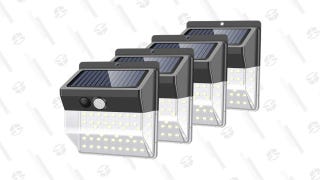 4-Pack LED Waterproof Motion Sensor Garden Lights
