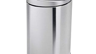 simplehuman 6 Liter / 1.6 Gallon Semi-Round Bathroom Step...