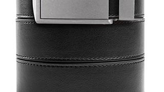 SlideBelts Men's Classic Belt - Custom Fit (Black Leather...